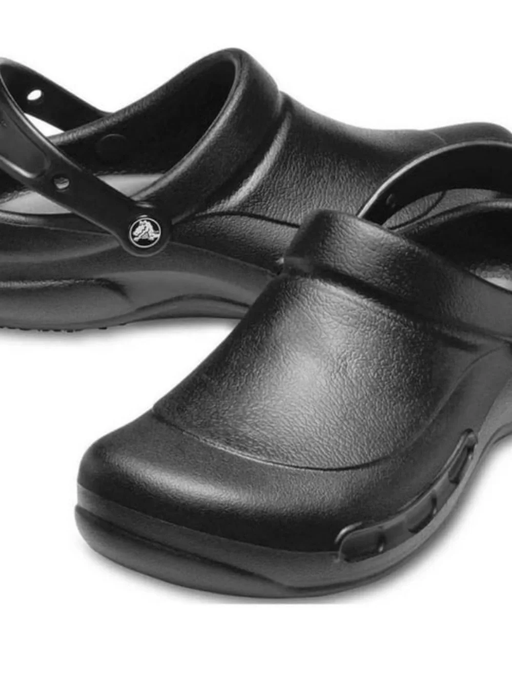 Crocs At Work Bistro Slip Resistant Clogs Black Men’s 10 Women’s 12 NWOB